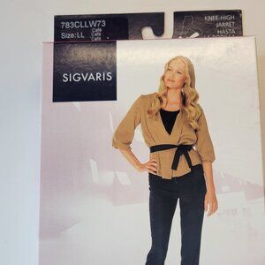 Sigvaris Knee-High LL Compression Stockings 30-40mmHg / Cafe' / 783CLLW73